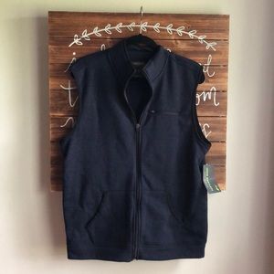 NWT John Bartlett Navy Vest